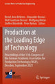 Book cover of: Production at the Leading Edge of Technology. By: Bernd-Arno Behrens