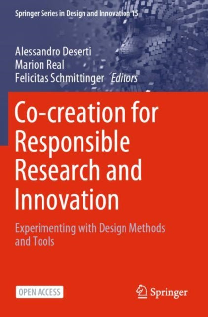 Book cover of: Co-creation for Responsible Research and Innovation. By: Alessandro Deserti