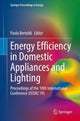 Book cover of: Energy Efficiency in Domestic Appliances and Lighting. By: Paolo Bertoldi