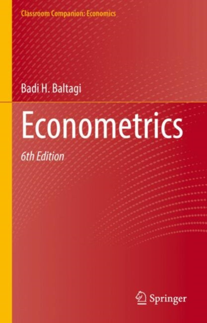 Book cover of: Econometrics. By: Badi H. Baltagi