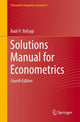 Book cover of: Solutions Manual for Econometrics. By: Badi H. Baltagi