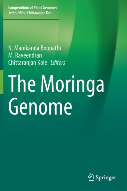 Book cover of: Moringa Genome. By: N. Manikanda Boopathi