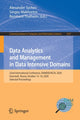 Book cover of: Data Analytics and Management in Data Intensive Domains. By: Alexander Sychev
