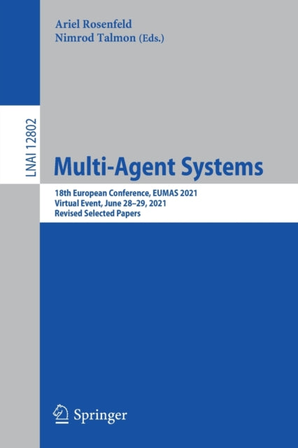 Book cover of: Multi-Agent Systems. By: Ariel Rosenfeld
