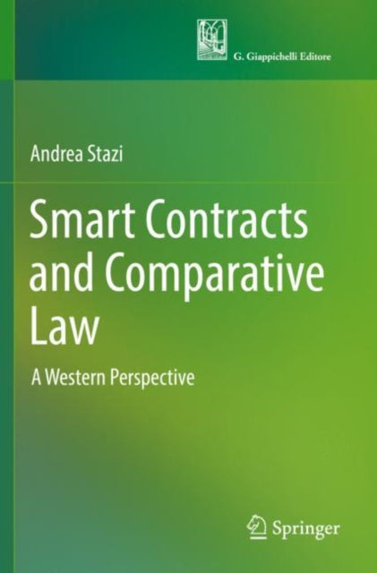 Book cover of: Smart Contracts and Comparative Law. By: Andrea Stazi
