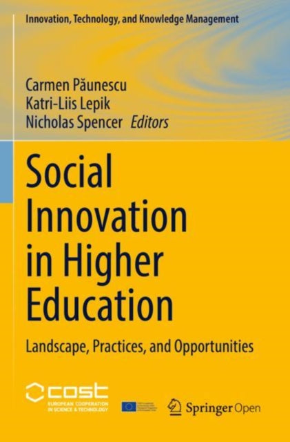 Book cover of: Social Innovation in Higher Education. By: Carmen Păunescu