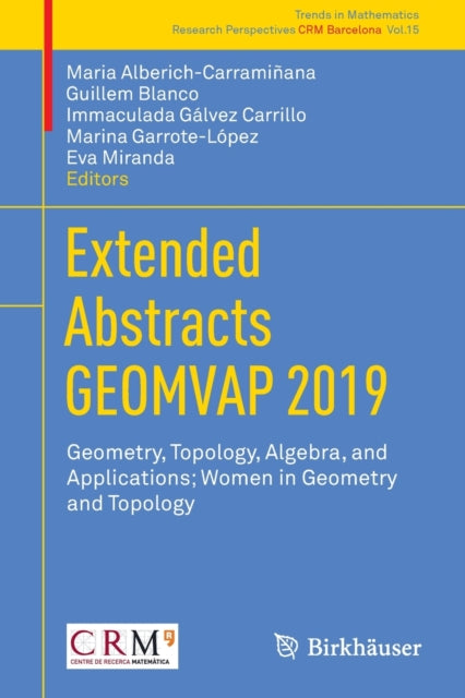Book cover of: Extended Abstracts GEOMVAP 2019. By: Maria Alberich-Carramiñana