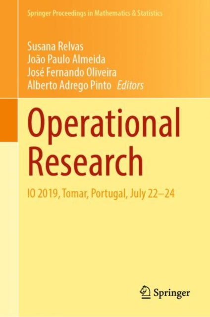 Book cover of: Operational Research. By: Susana Relvas