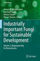 Book cover of: Industrially Important Fungi for Sustainable Development. By: Ahmed M. Abdel-Azeem