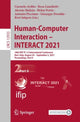 Book cover of: Human-Computer Interaction – INTERACT 2021. By: Carmelo Ardito