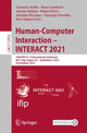 Book cover of: Human-Computer Interaction – INTERACT 2021. By: Carmelo Ardito