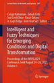 Book cover of: Intelligent and Fuzzy Techniques for Emerging Conditions and Digital Transformation. By: Cengiz Kahraman
