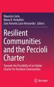 Book cover of: Resilient Communities and the Peccioli Charter. By: Maurizio Carta