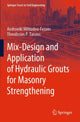 Book cover of: Mix-Design and Application of Hydraulic Grouts for Masonry Strengthening. By: Androniki Miltiadou-Fezans