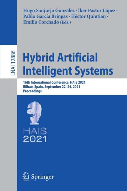 Book cover of: Hybrid Artificial Intelligent Systems. By: Hugo Sanjurjo González