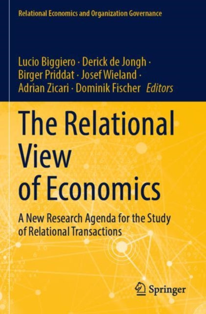 Book cover of: Relational View of Economics. By: Lucio Biggiero