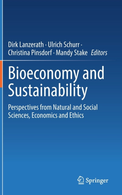 Book cover of: Bioeconomy and Sustainability. By: Dirk Lanzerath
