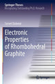 Book cover of: Electronic Properties of Rhombohedral Graphite. By: Servet Ozdemir