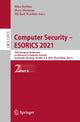 Book cover of: Computer Security – ESORICS 2021. By: Elisa Bertino