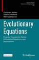 Book cover of: Evolutionary Equations. By: Christian Seifert