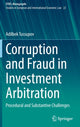Book cover of: Corruption and Fraud in Investment Arbitration. By: Adilbek Tussupov