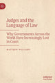 Book cover of: Judges and the Language of Law. By: Matthew Williams