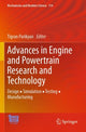 Book cover of: Advances in Engine and Powertrain Research and Technology. By: Tigran Parikyan