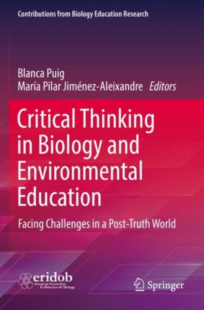 Book cover of: Critical Thinking in Biology and Environmental Education. By: Blanca Puig