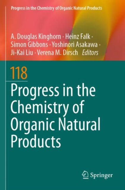 Book cover of: Progress in the Chemistry of Organic Natural Products 118. By: A. Douglas Kinghorn
