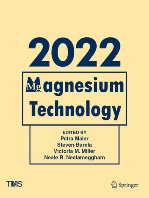 Book cover of: Magnesium Technology 2022. By: Petra Maier