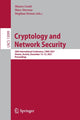 Book cover of: Cryptology and Network Security. By: Mauro Conti