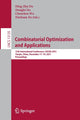 Book cover of: Combinatorial Optimization and Applications. By: Ding-Zhu Du