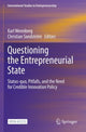 Book cover of: Questioning the Entrepreneurial State. By: Karl Wennberg