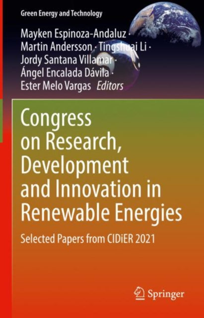 Book cover of: Congress on Research, Development and Innovation in Renewable Energies. By: Mayken Espinoza-Andaluz