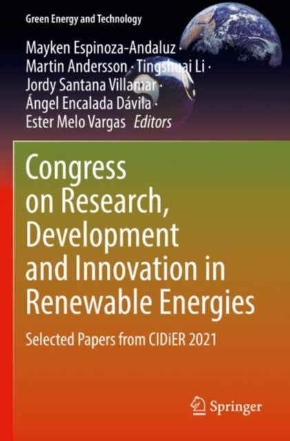 Book cover of: Congress on Research, Development and Innovation in Renewable Energies. By: Mayken Espinoza-Andaluz