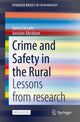 Book cover of: Crime and Safety in the Rural. By: Vania Ceccato