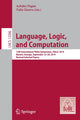 Book cover of: Language, Logic, and Computation. By: Aybüke Özgün