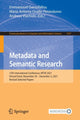 Book cover of: Metadata and Semantic Research. By: Emmanouel Garoufallou