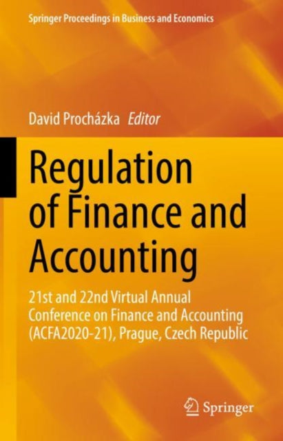 Book cover of: Regulation of Finance and Accounting. By: David Procházka