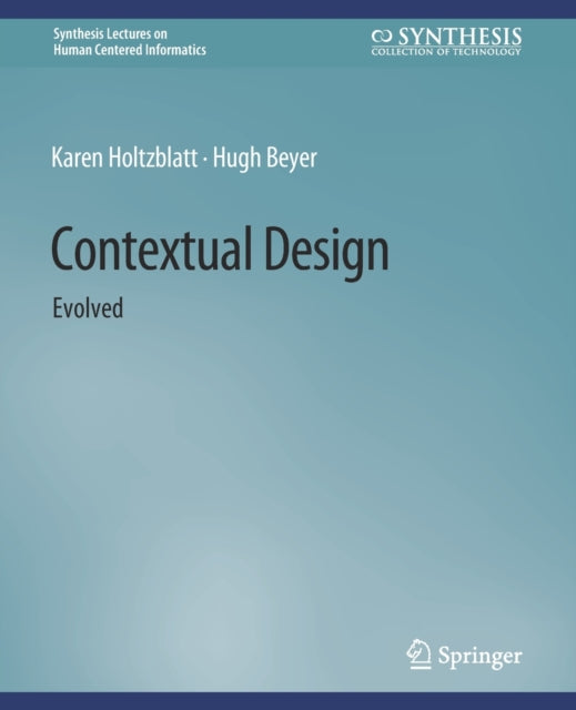 Book cover of: Contextual Design. By: Karen Holtzblatt