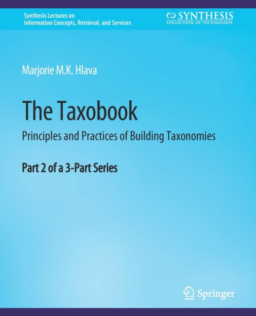 Book cover of: Taxobook. By: Marjorie Hlava