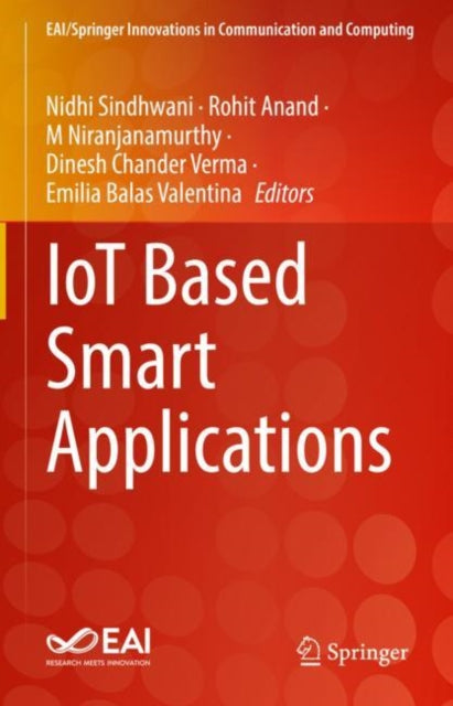 Book cover of: IoT Based Smart Applications. By: Nidhi Sindhwani