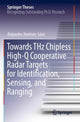 Book cover of: Towards THz Chipless High-Q Cooperative Radar Targets for Identification, Sensing, and Ranging. By: Alejandro Jiménez-Sáez