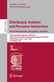 Book cover of: Distributed, Ambient and Pervasive Interactions. Smart Environments, Ecosystems, and Cities. By: Norbert A. Streitz