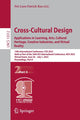Book cover of: Cross-Cultural Design. Applications in Learning, Arts, Cultural Heritage, Creative Industries, and Virtual Reality. By: Pei-Luen Patrick Rau