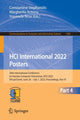 Book cover of: HCI International 2022 Posters. By: Constantine Stephanidis