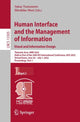 Book cover of: Human Interface and the Management of Information: Visual and Information Design. By: Sakae Yamamoto