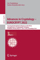 Book cover of: Advances in Cryptology – EUROCRYPT 2022. By: Orr Dunkelman