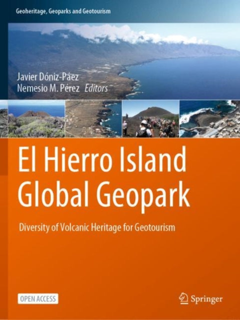 Book cover of: El Hierro Island Global Geopark. By: Javier Dóniz-Páez