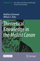 Book cover of: Theoretical Knowledge in the Mohist Canon. By: Matthias Schemmel